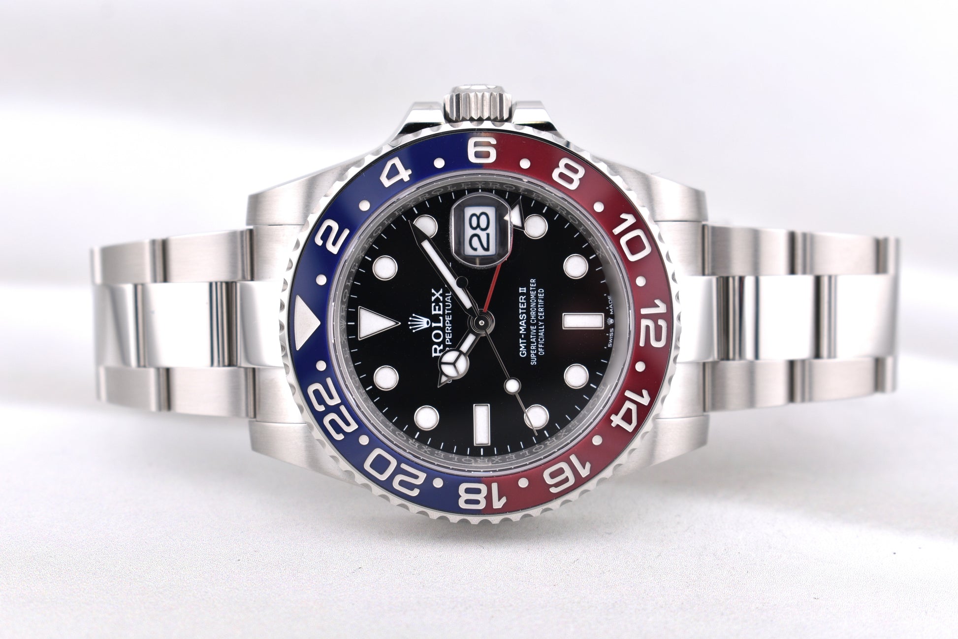 Rolex GMT Master II Pepsi Oyster Band 126710BLRO 2025