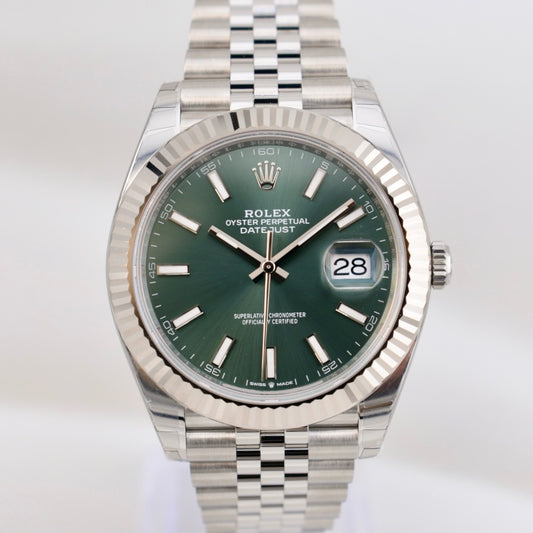Rolex Datejust 41 Mint Green Dial 126334 2025