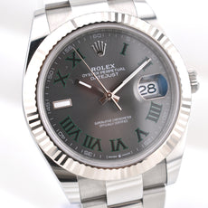 Rolex Datejust 41 Wimbledon Dial Oyster Band 126334 2026