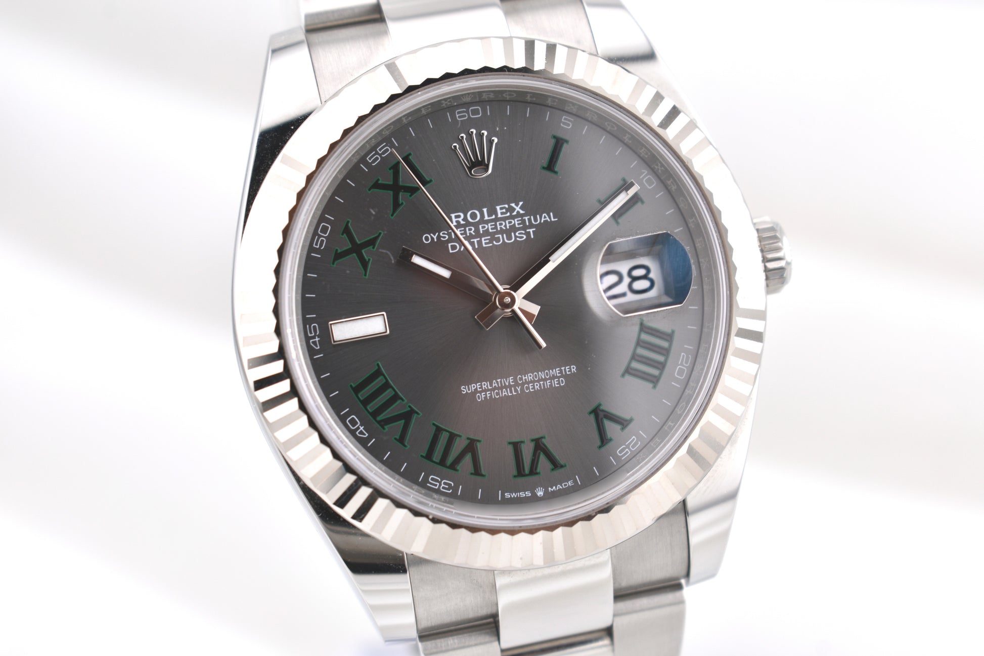 Rolex Datejust 41 Wimbledon Dial Oyster Band 126334 2026