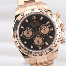 Rolex Cosmograph Daytona Rose Gold Black Index Dial 116505 2022