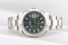 Rolex Datejust 41 Mint Green Dial Oyster Band 126300 2025