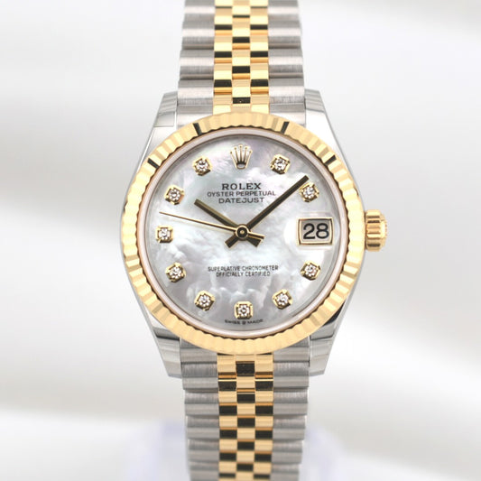 Rolex Datejust 31 Two Tone Mother of Pearl Diamond Dial 278273 2025