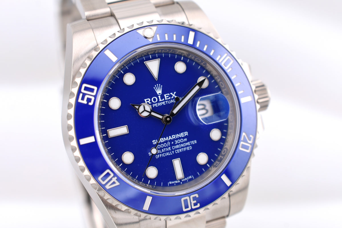 Rolex Submariner Date Blue Dial 'Smurf' NOS 116619LB 2020