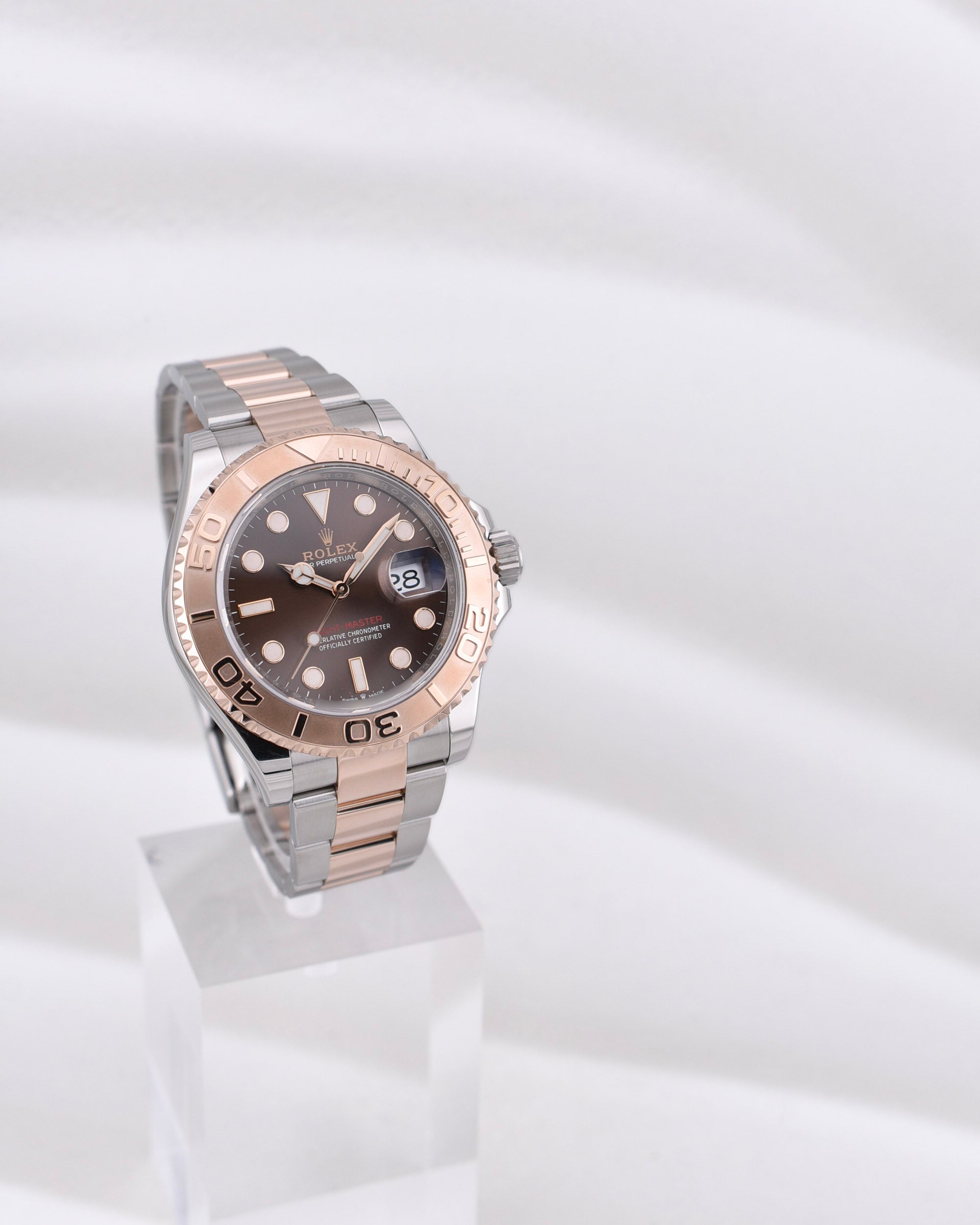 Rolex Yacht Master 40 Two Tone Everose Gold Chocolate Dial 126621 2020