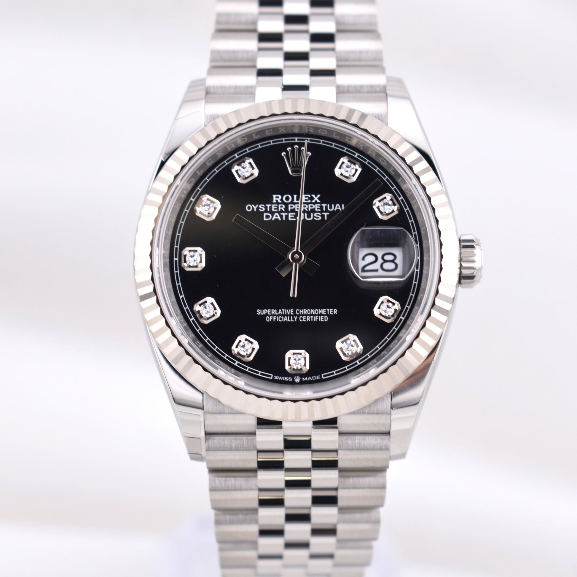 Rolex Datejust 36 Black Diamond Dial 126234 2026