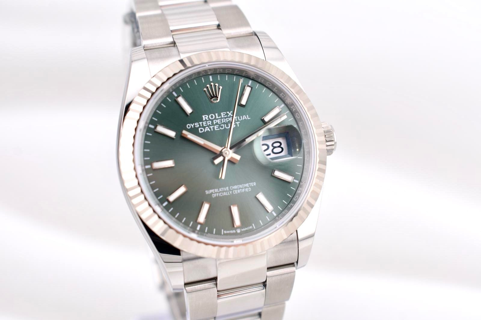 Rolex Datejust 36 Mint Green Dial Oyster 126234 2022