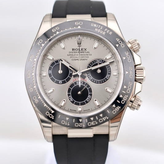 Rolex Cosmograph Daytona White Gold 'Ghost' Oysterflex 116619LN 2020