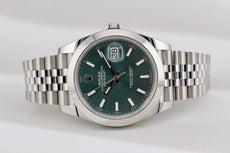 Rolex Datejust 41 Mint Green Index Dial 126300 2025