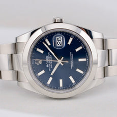 Rolex Datejust 41 Blue Index Dial 126300 2025