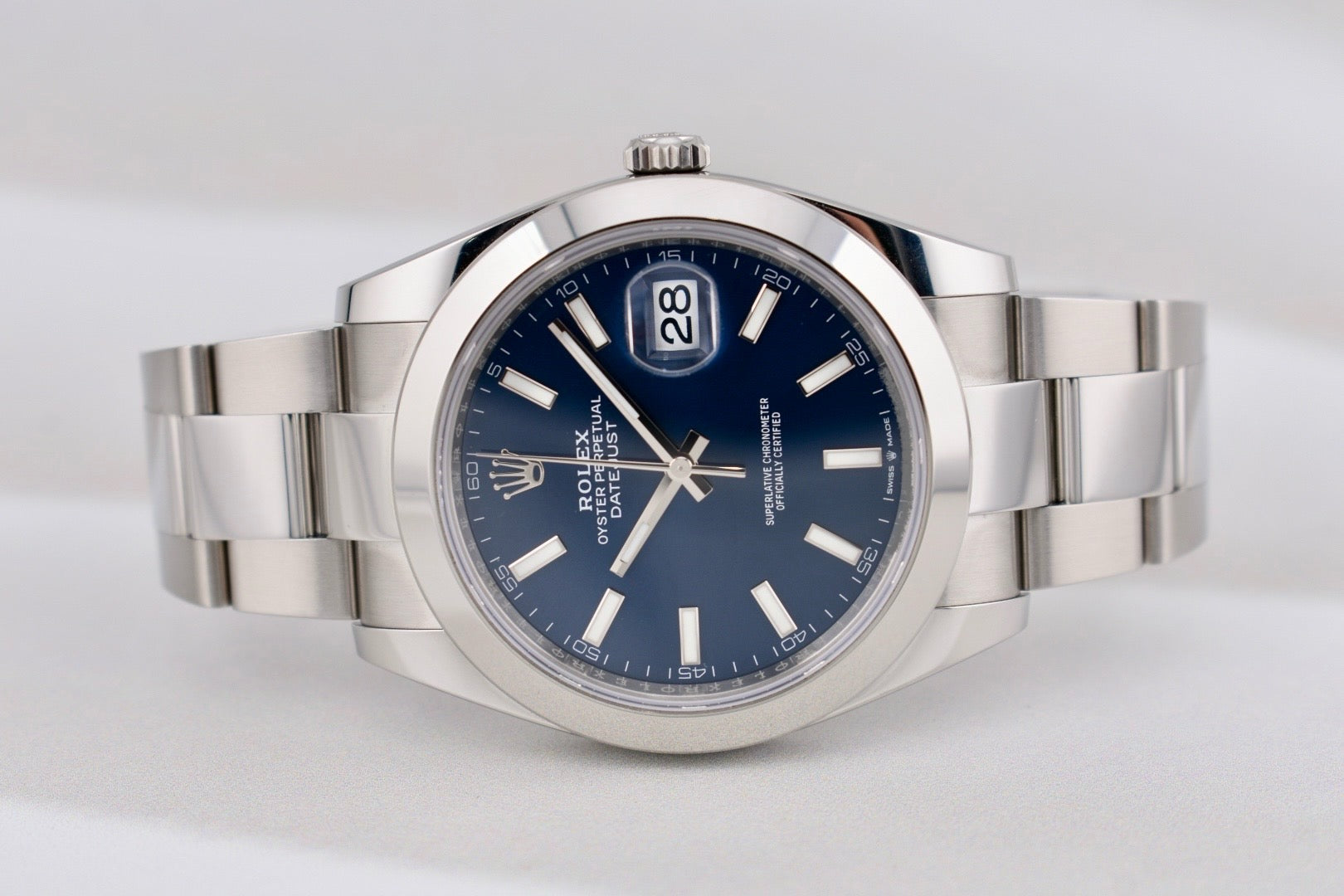 Rolex Datejust 41 Blue Index Dial 126300 2025