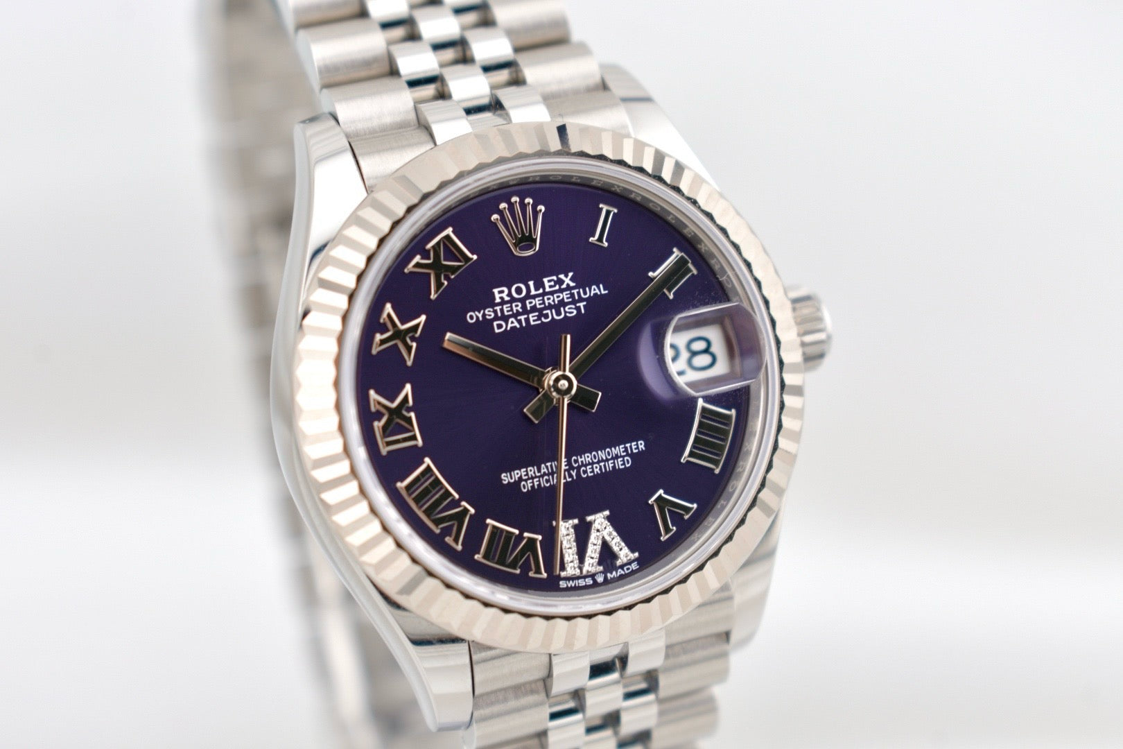 Rolex Datejust 31 Aubergine Purple Diamond VI Dial 278274 2025