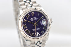 Rolex Datejust 31 Aubergine Purple Diamond VI Dial 278274 2025