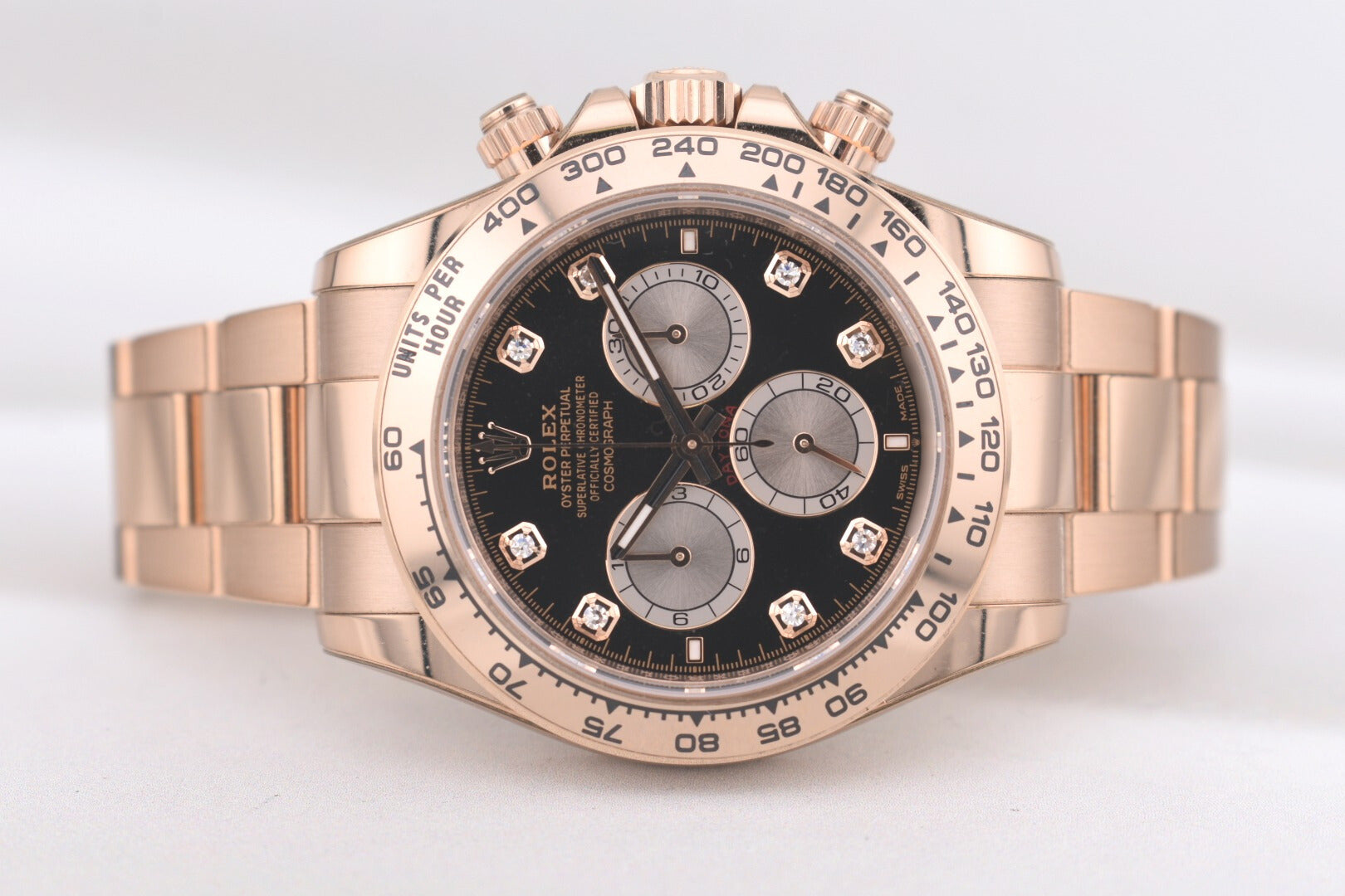 Rolex Daytona Black Diamond Dial Rose Gold 126505 2024