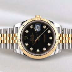 Rolex Datejust 41 Two Tone Black Diamond Dial 126333 2026
