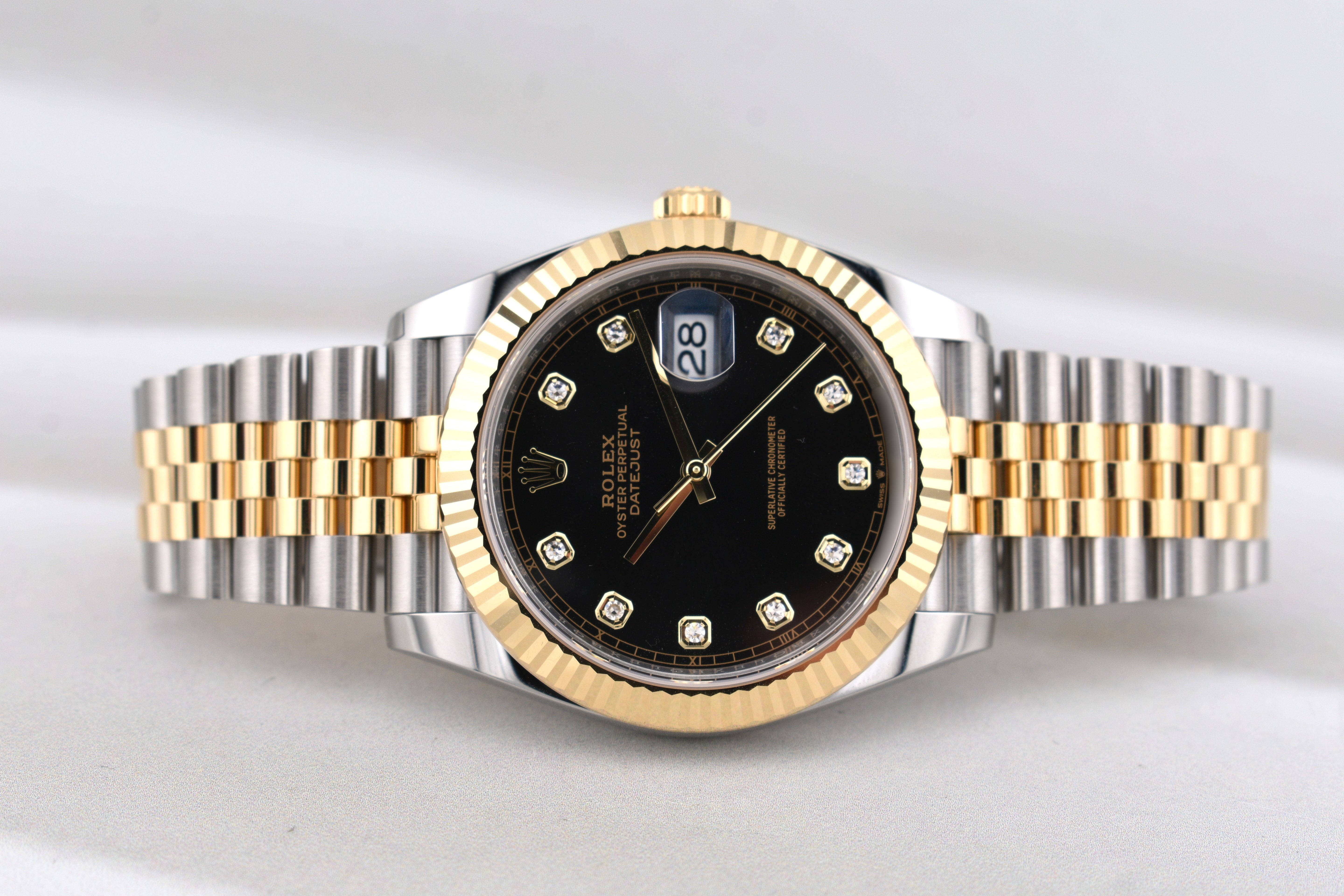 Rolex Datejust 41 Two Tone Black Diamond Dial 126333 2026