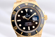 Rolex Submariner Date Yellow Gold Black Dial 126618LN 2022