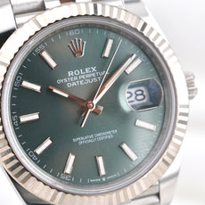 Rolex Datejust 41 Mint Green Dial 126334 2024