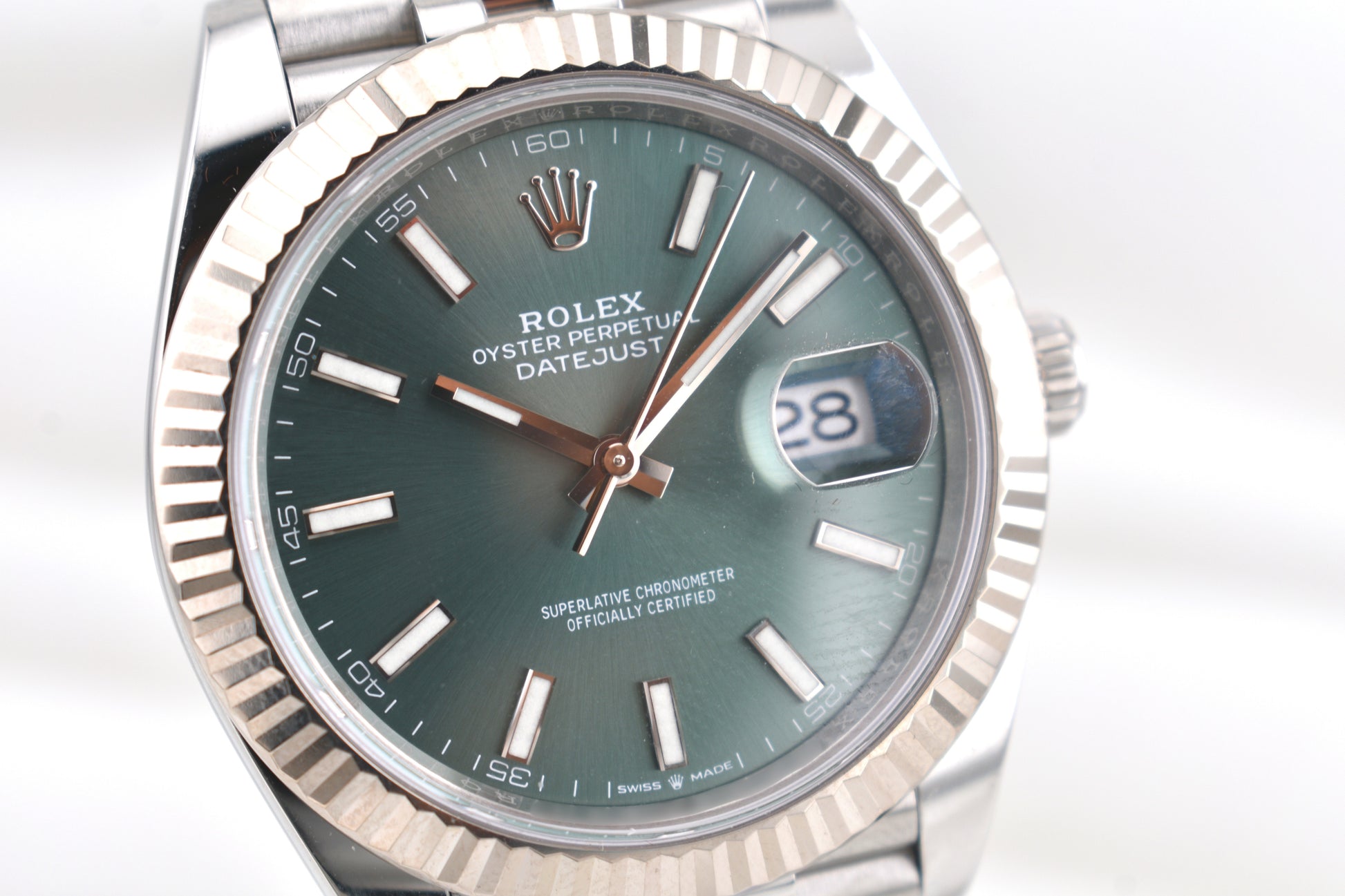 Rolex Datejust 41 Mint Green Dial 126334 2024