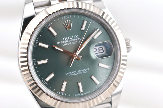 Rolex Datejust 41 Mint Green Dial 126334 2024
