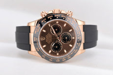 Rolex Cosmograph Daytona Chocolate Dial Everose Gold Oysterflex 116515LN 2022
