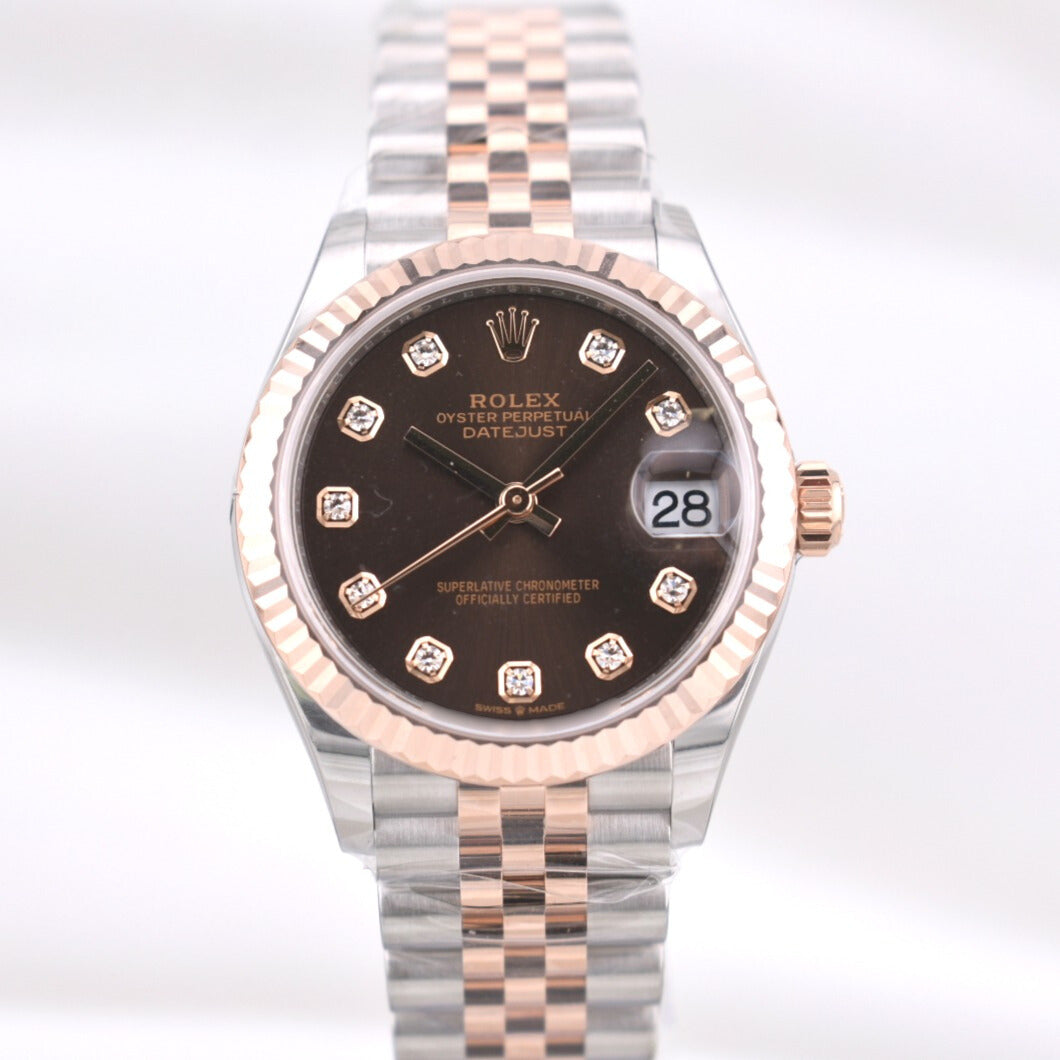 Rolex Datejust 31 Two Tone Chocolate Diamond Dial 278271 2025