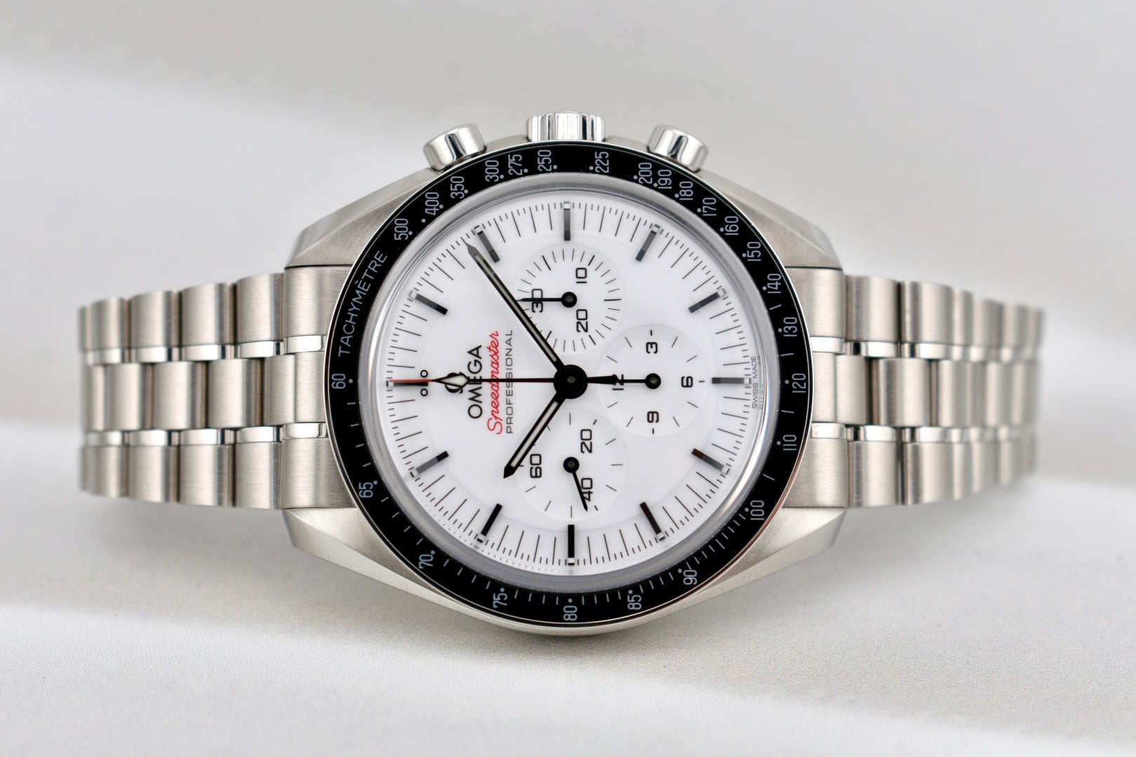 Swatch Omega Speedmaster Moonwatch Buy Chronograph Strap Pre Owned