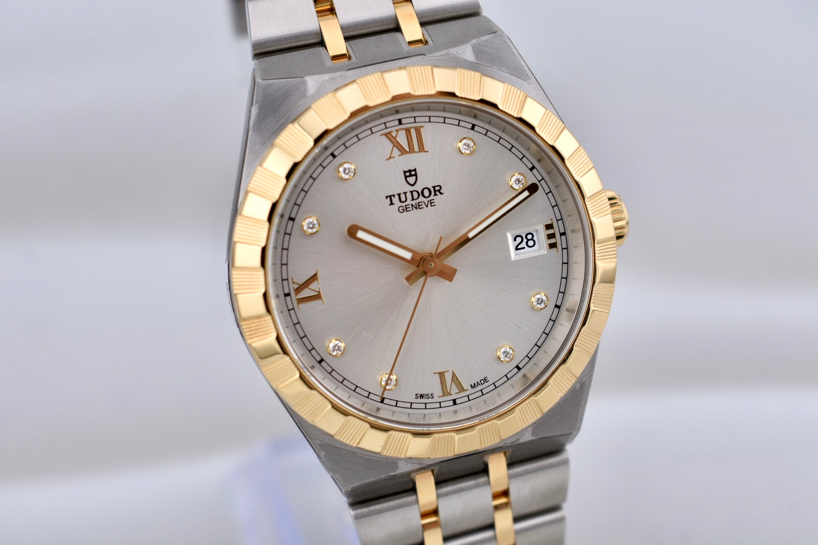 Tudor Royal Silver Diamond Dial M28503-0002 2025