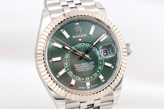 Rolex Sky Dweller Mint Green Dial Jubilee 336934 2024