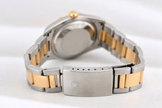 Rolex Datejust 36 Two Tone Yellow Gold Champagne Roman Dial 16203 2004