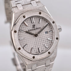 Audemars Piguet Royal Oak Lady 18K White Gold Silver Dial 67653BC 2020