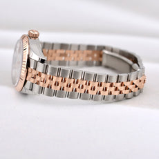 Rolex Lady Datejust 28 Two Tone Everose Gold Mother of Pearl Diamond Dial 279171 2026