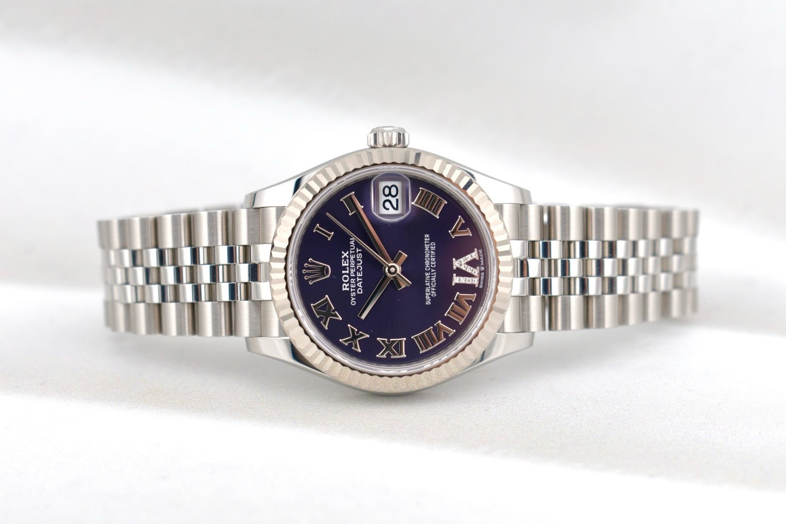Rolex Datejust 31 Aubergine Purple Diamond VI Dial 278274 2025