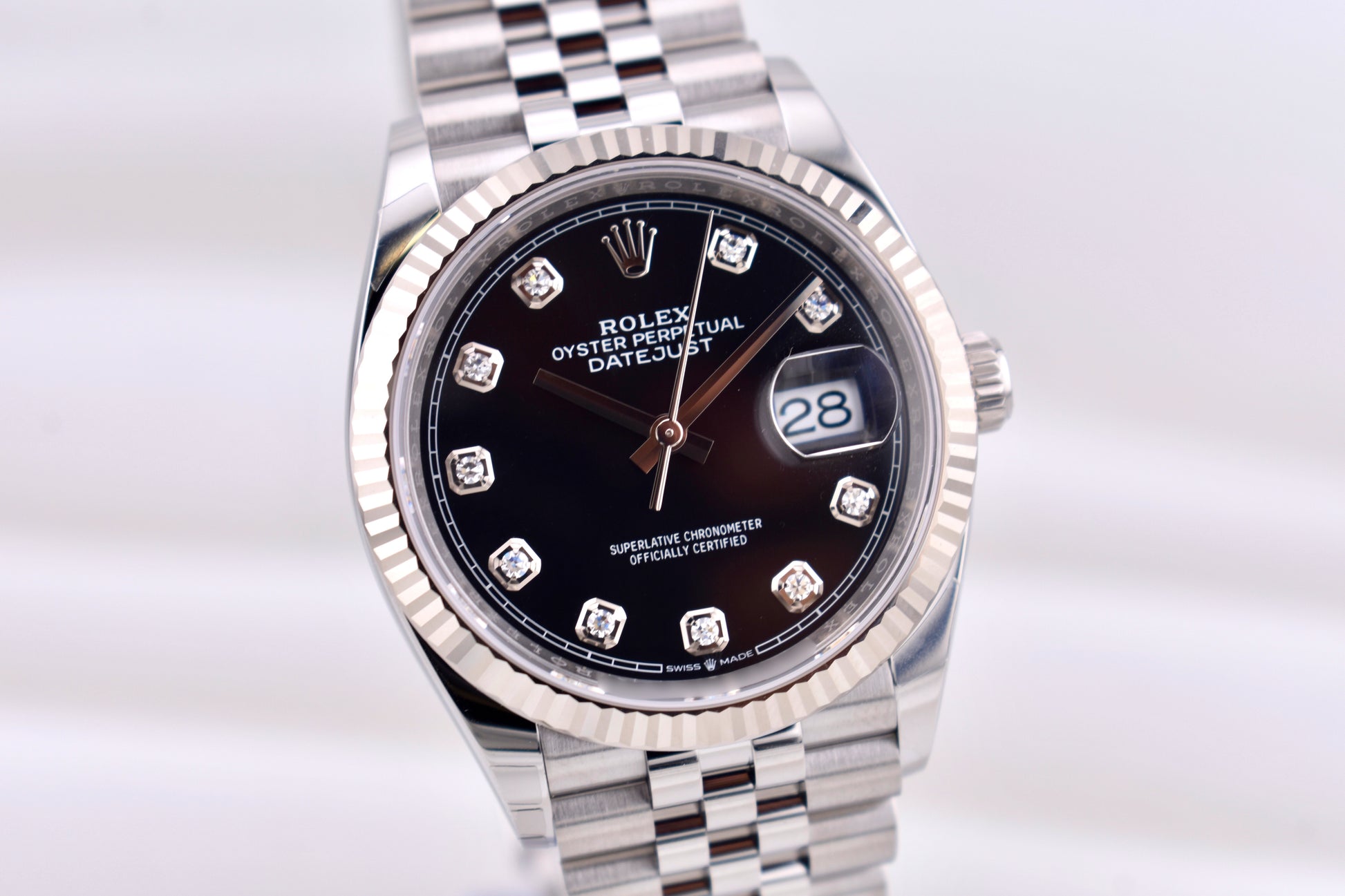 Rolex Datejust 36 Black Diamond Dial 126234 2026