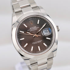 Rolex Datejust 41 Rhodium Dial 126300 2025