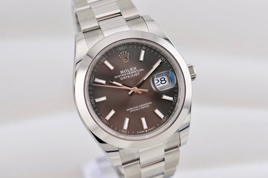 Rolex Datejust 41 Rhodium Dial 126300 2024