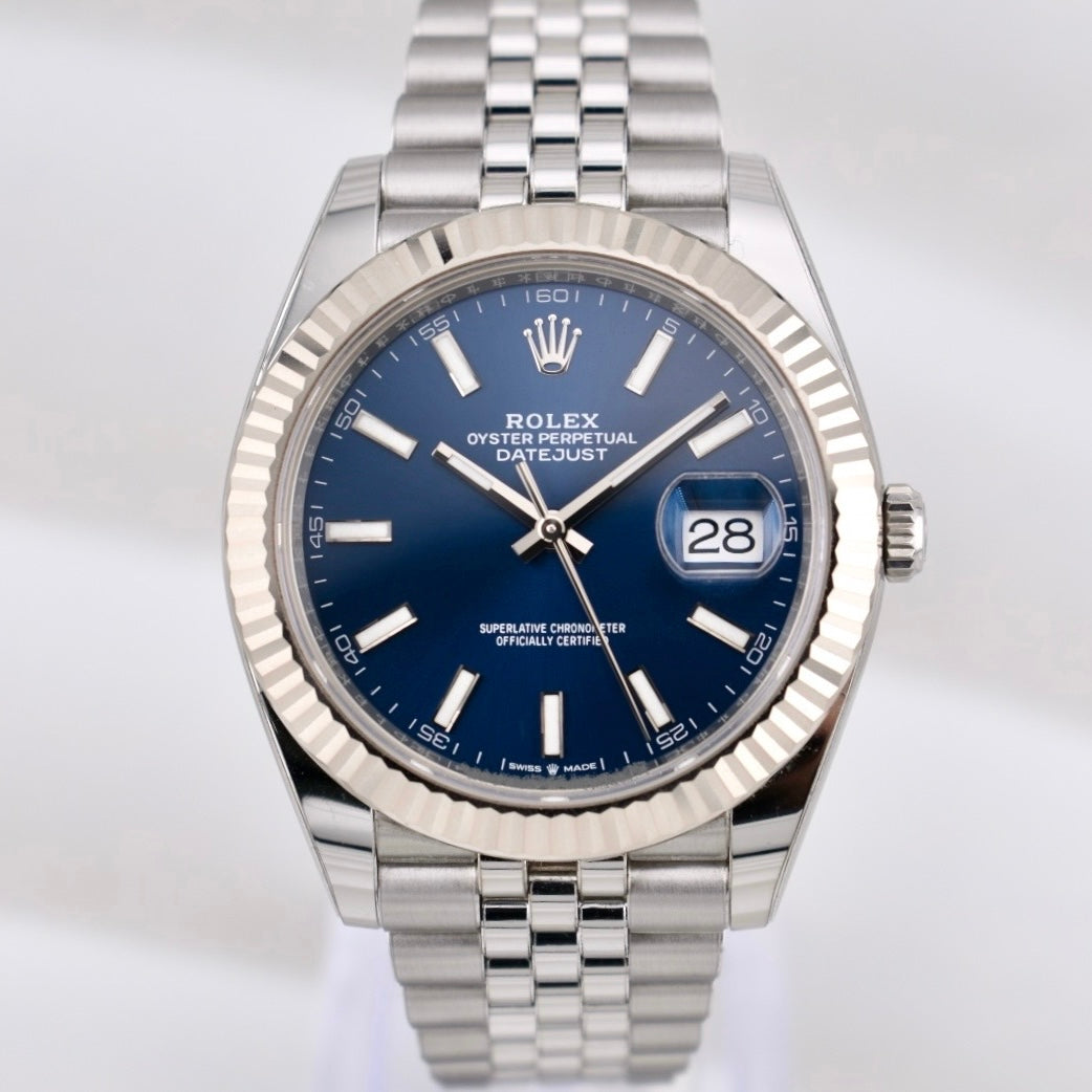 Rolex Datejust 41 Blue Index Dial 126334 2024