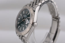 Rolex Datejust 41 Mint Green Fluted Motif Dial 126334 2024