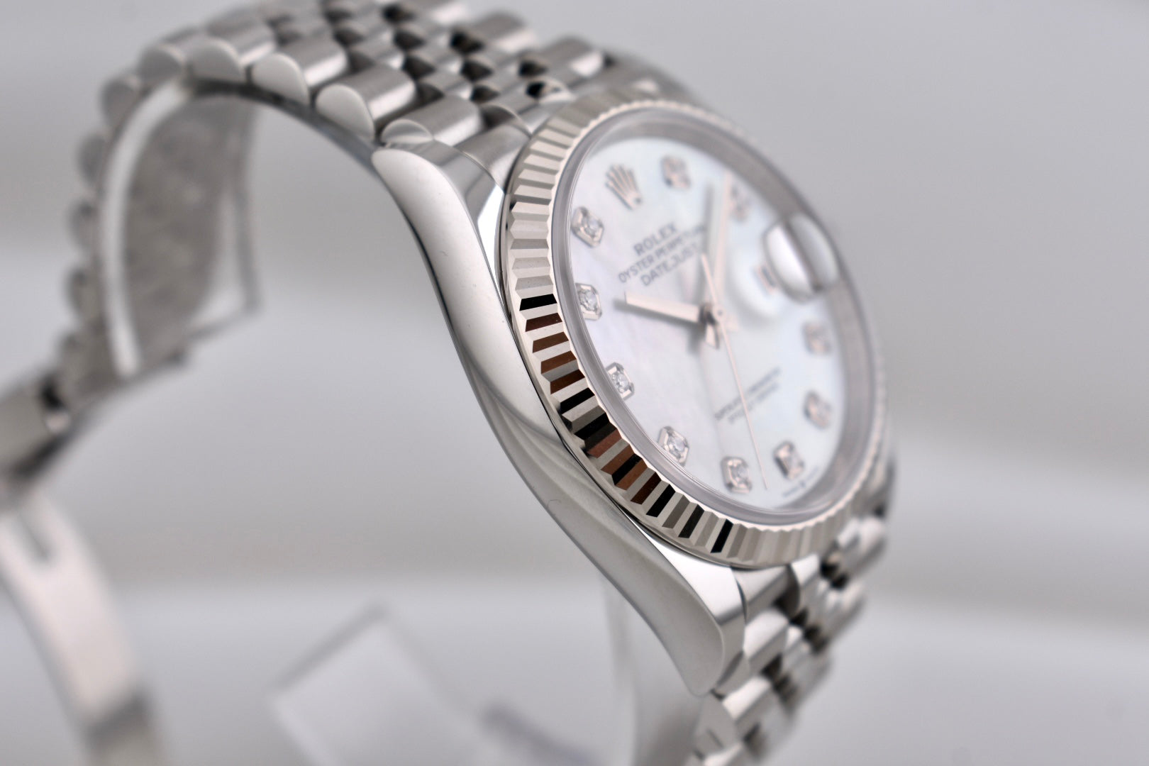 Rolex Datejust 36 Mother of Pearl Diamond Dial 126234 2025