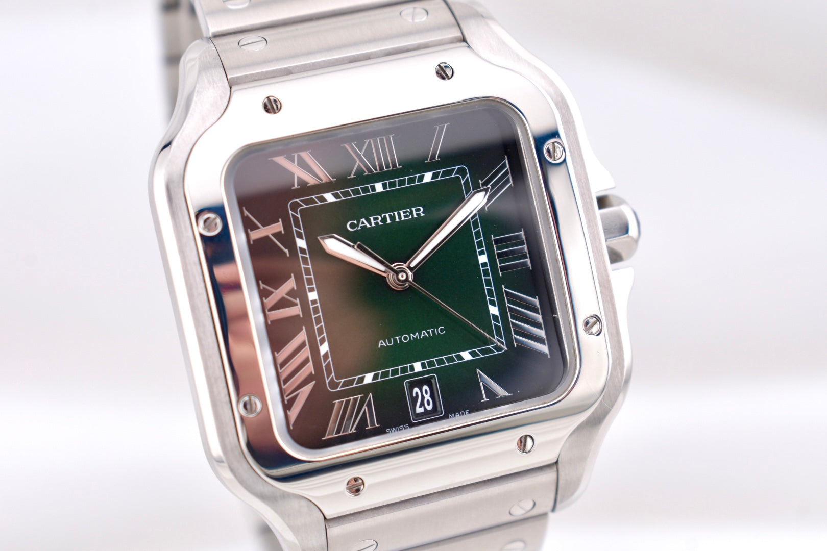 Cartier Santos de Cartier Large Green Dial WSSA0062 2023