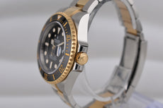 Rolex Sea Dweller Two Tone Yellow Gold Black Dial 126603 2022