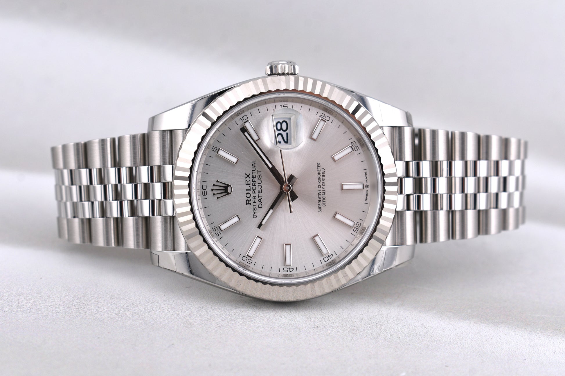 Rolex Datejust 41 Silver Index Dial 126334 2026