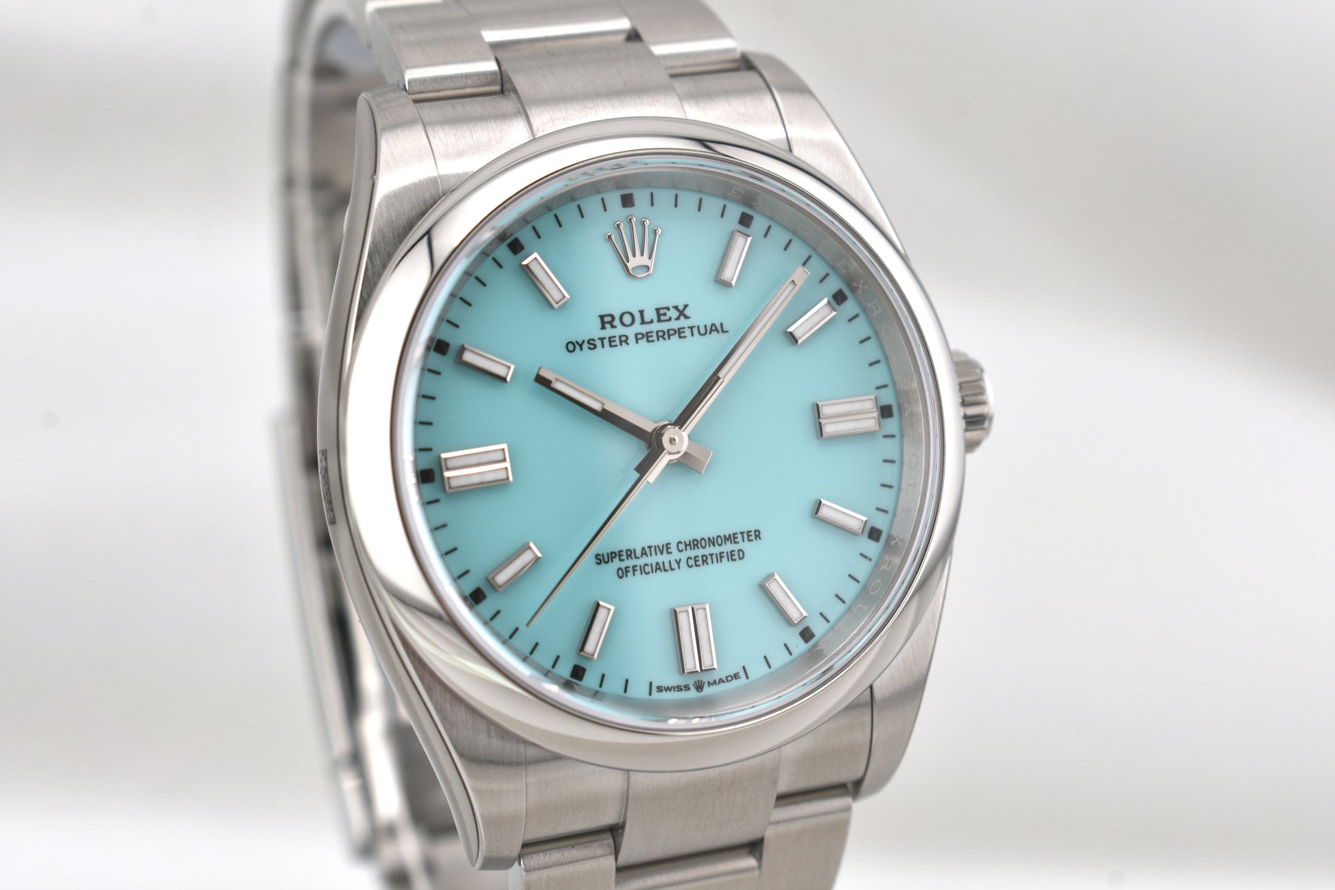 Rolex Oyster Perpetual 36 Tiffany Blue Dial 126000 2025