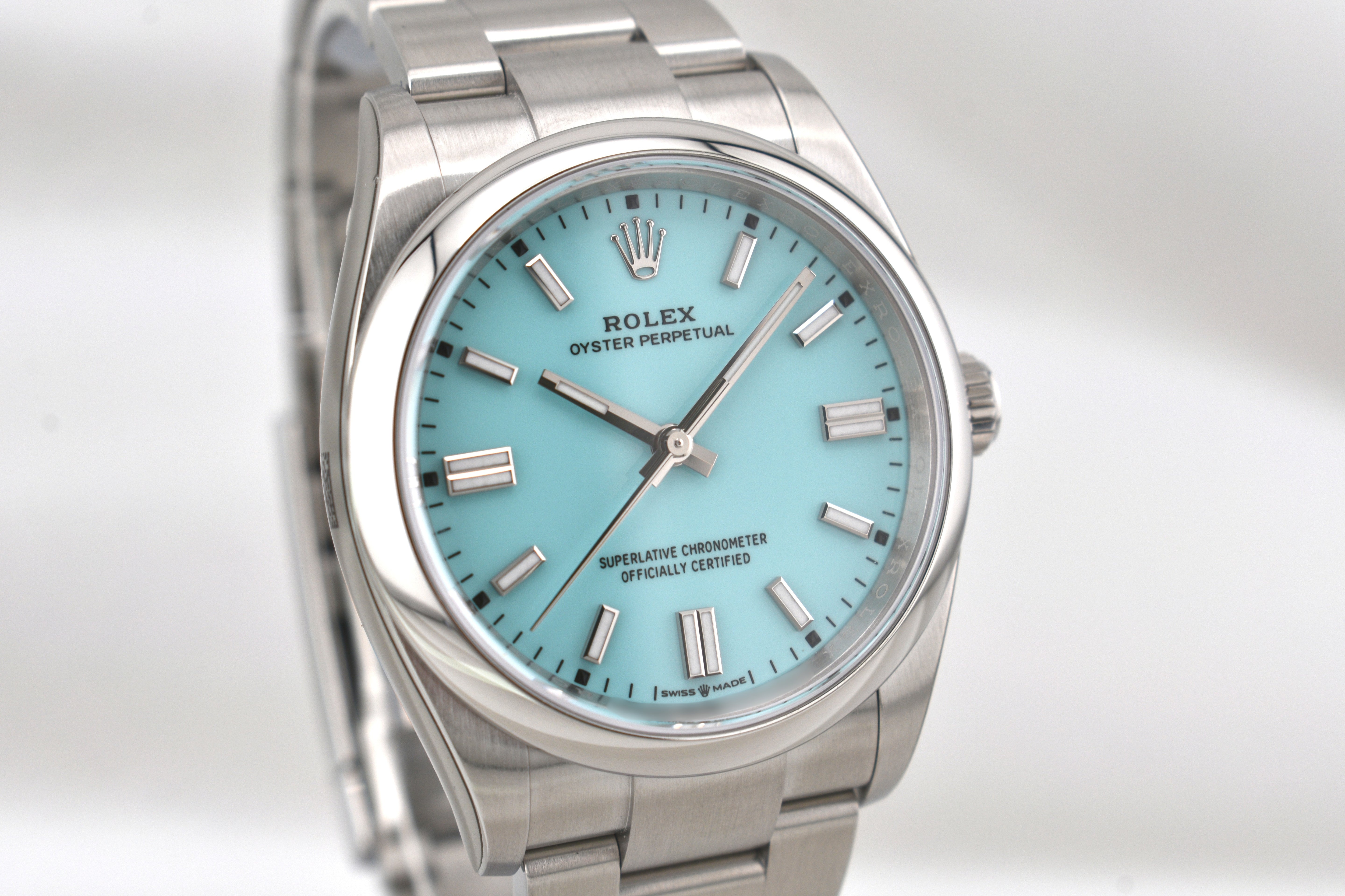 Rolex Oyster Perpetual 36 Tiffany Blue Dial 126000 2025