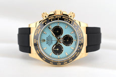 Rolex Daytona Tiffany Blue Yellow Gold Oysterflex 126518LN 2025