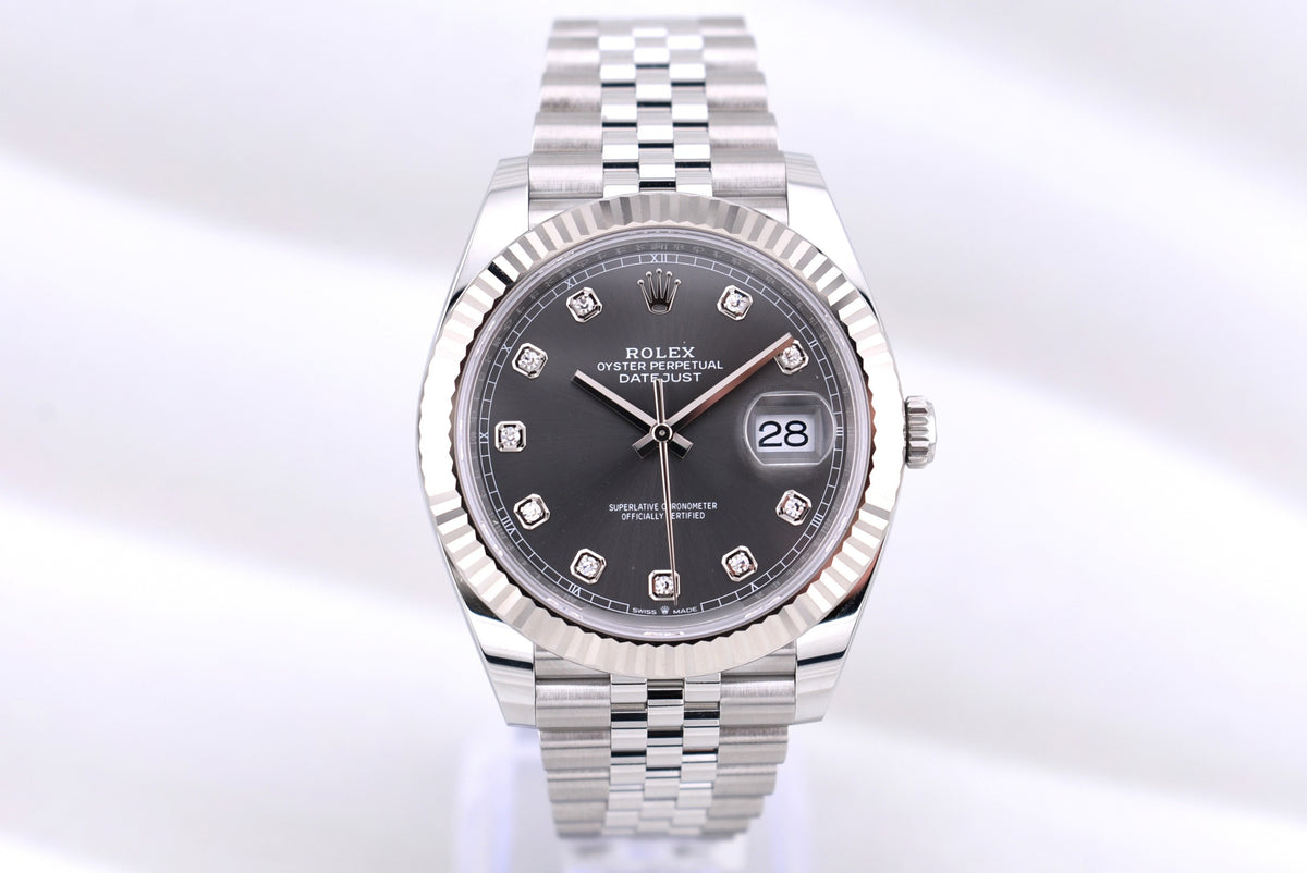 Rolex Datejust 41 Rhodium Diamond Dial 126334 2026
