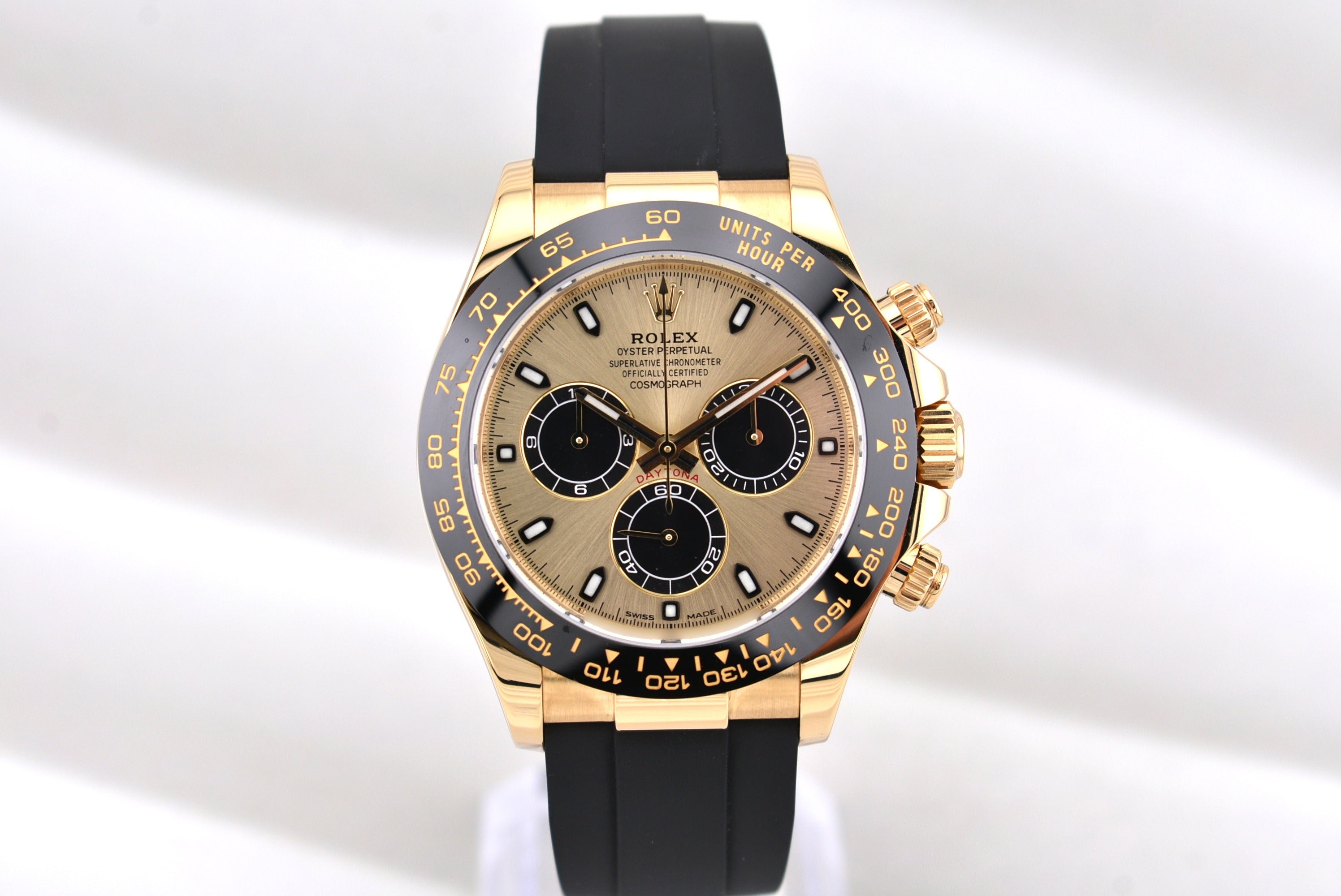 Rolex Cosmograph Daytona Yellow Gold 'Pikachu' Oysterflex 126518LN 2021