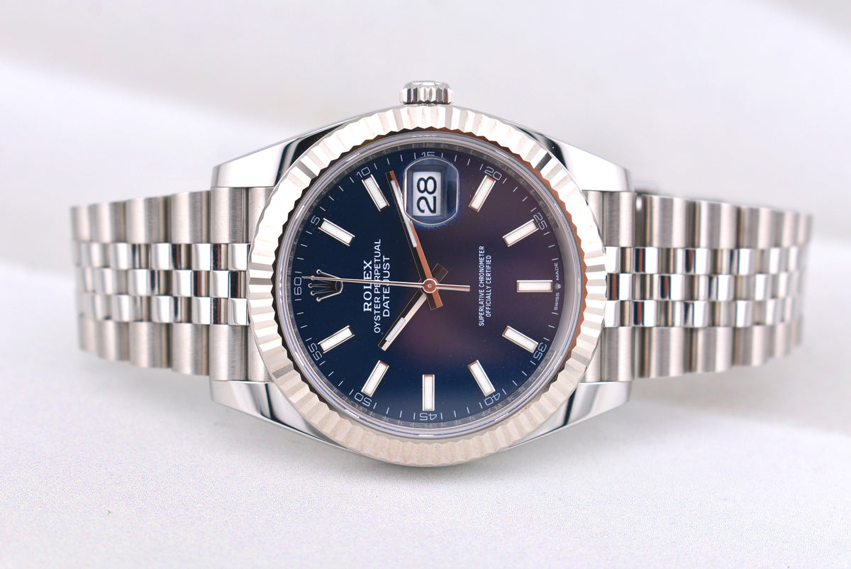 Rolex Datejust 41 Blue Index Dial Jubilee Band 126334 2023