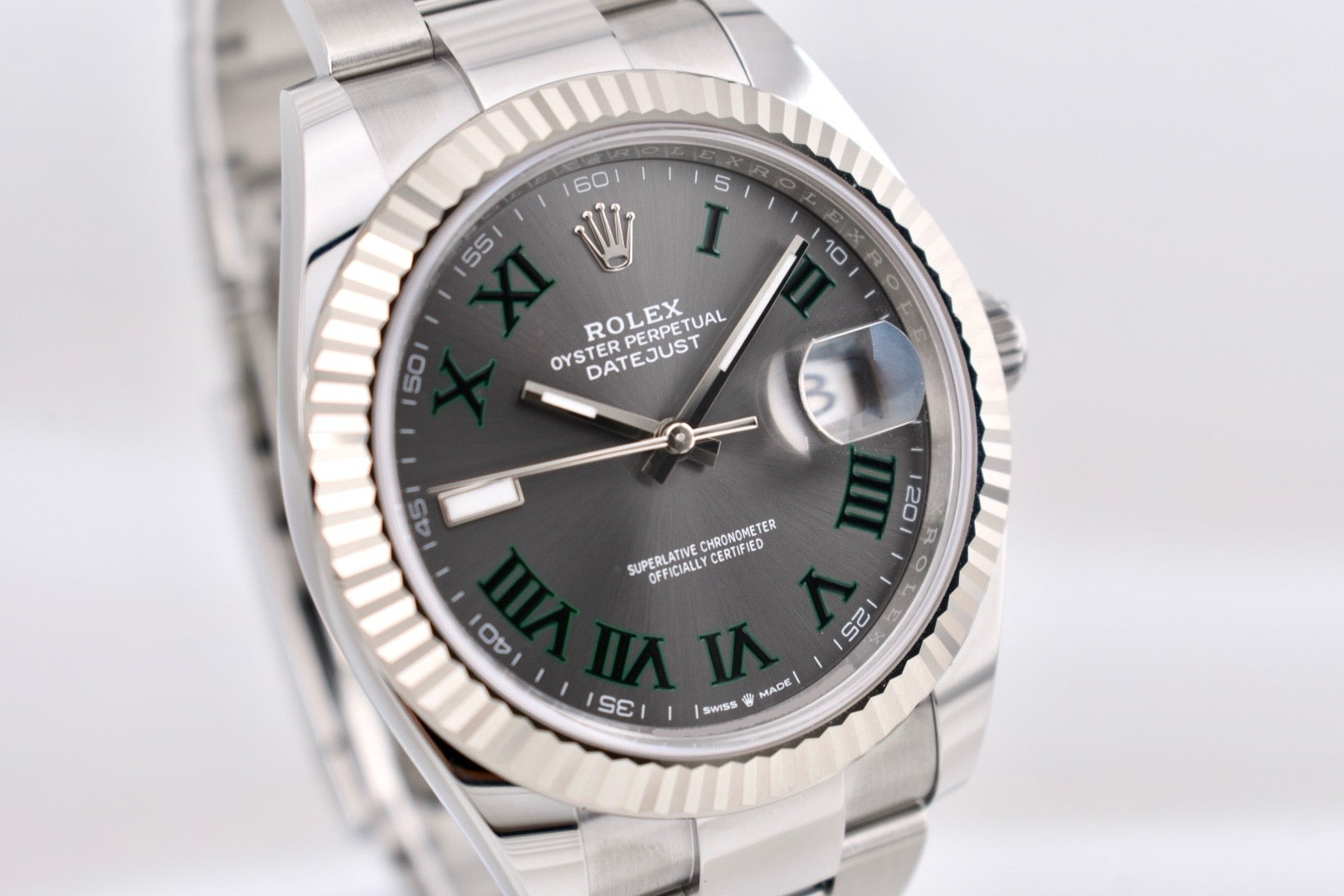 Rolex Datejust 41 'Wimbledon' Dial Oyster Band 126334 2025