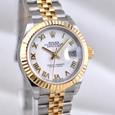 Rolex Lady Datejust 28 Two Tone White Roman Dial 279173 2026